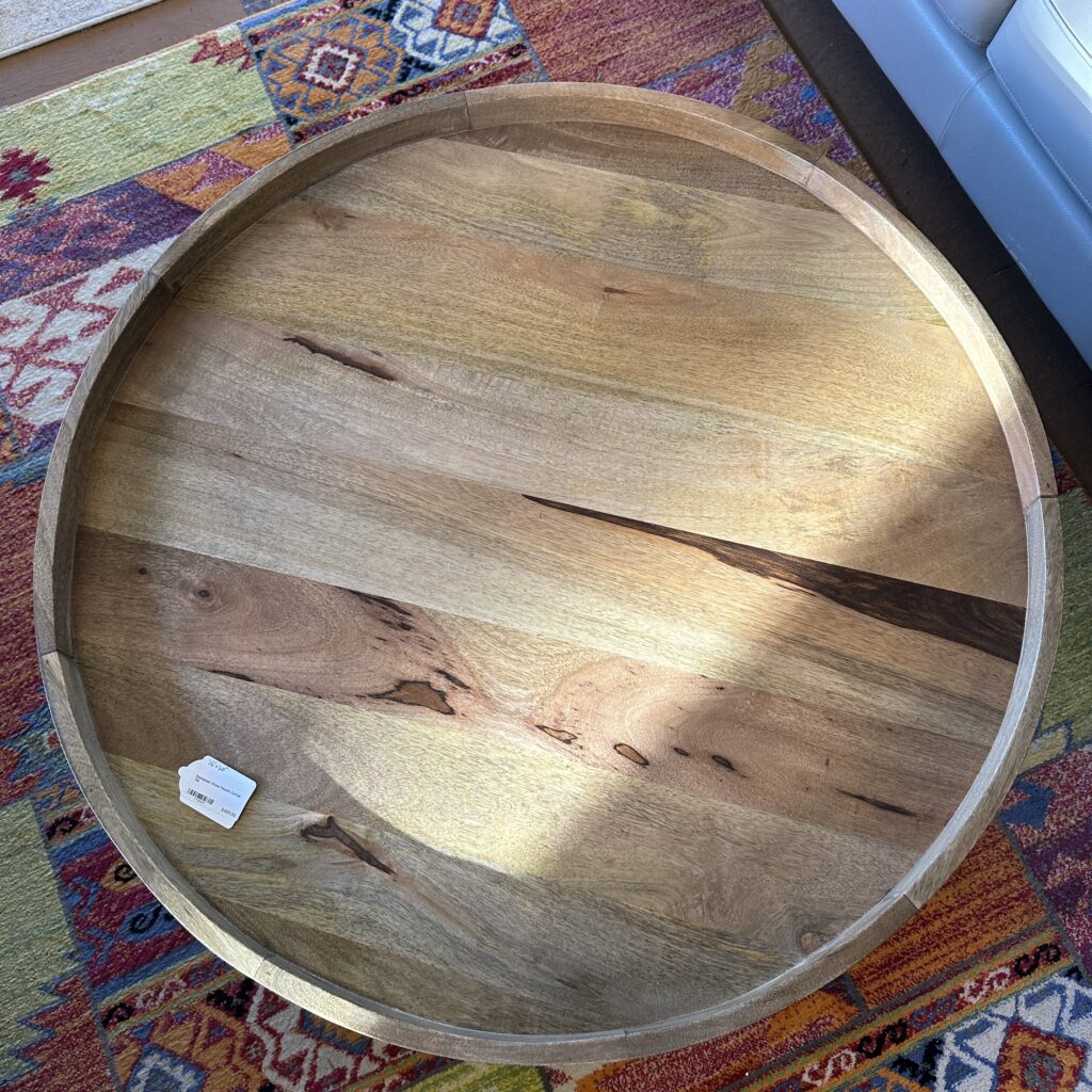 Reclaimed Wood Round Coffee Table Everett Consignment