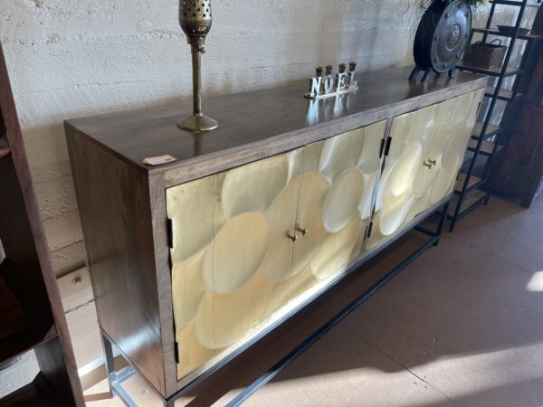 gold capiz sideboard