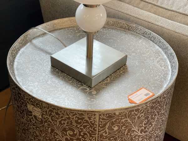 tiered rounded side table