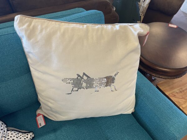 grasshopper pillow