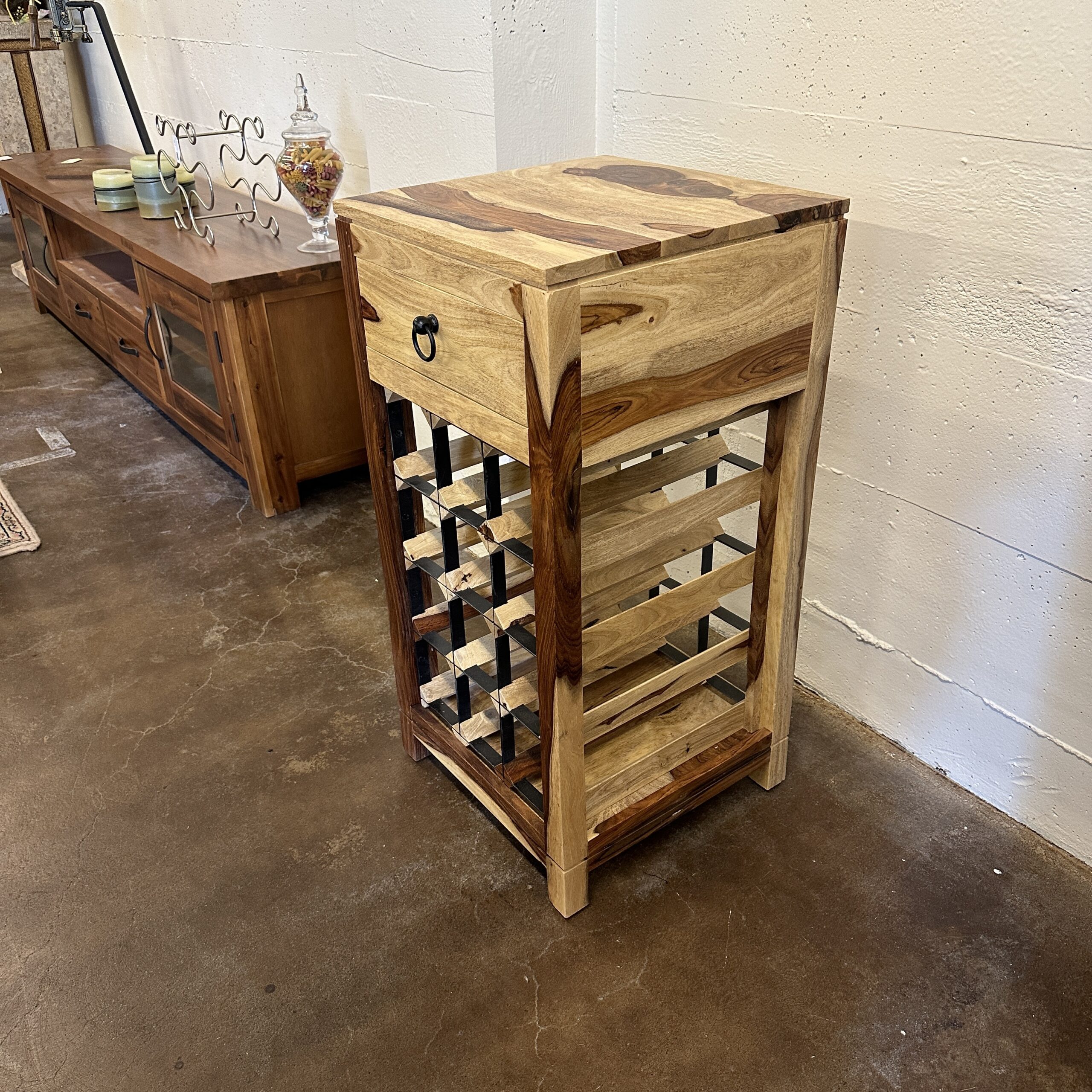 Sheesham 2025 wine rack